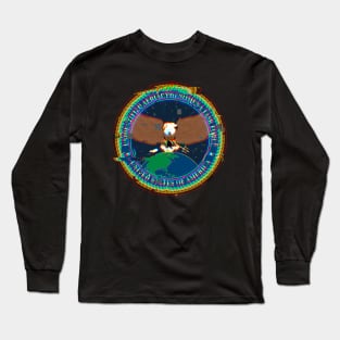 Unidentified Aerial Phenomena Task Force (UAPTF) Insignia - Glitch Long Sleeve T-Shirt